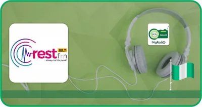 Crest FM Akure – 88.7 FM — Nigeria live radio station logo
