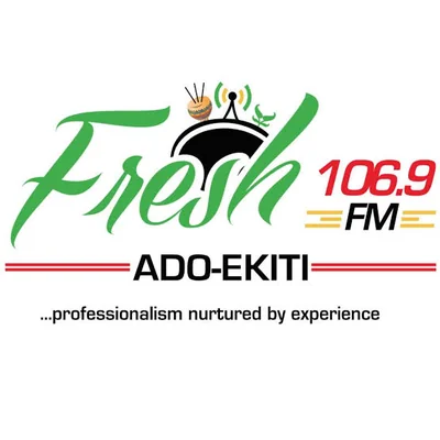 Fresh 106.9 FM — Ado-Ekiti, Ekiti State, Nigeria, Nigeria live radio station logo