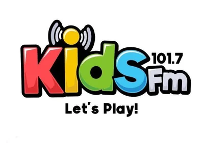 Kids FM 101.7 — Plot 267A, Etim Inyang Crescent, Victoria Island, Lagos, Nigeria, Nigeria live radio station logo