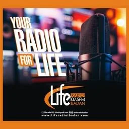 Life Radio 107.5FM — Ibadan, Oyo, Nigeria live radio station logo