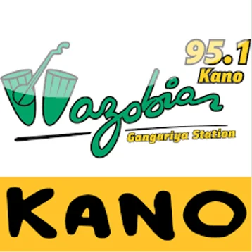 Wazobia FM Kano — Kano, Kano, Nigeria live radio station logo