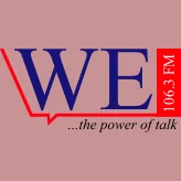 WE FM 106.3 — Abuja, FCT, Nigeria live radio station logo